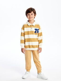 Polo Yaka Uzun Kollu Erkek Bebek Sweatshirt - Waikiki фото 6