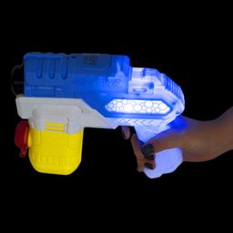 Водный пистолет на батар., Bondibon "Наше Лето", светящ, автоматич. стрельба водой, водозащита корпу