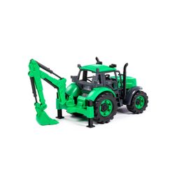 Экскаватор Прогресс инерционный (зелёный) (в коробке) - Полесье фото 5