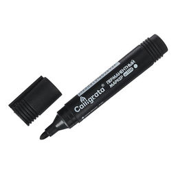 Цена за 12 шт. Маркер перманентный, 4.0 мм, чёрный - Calligrata фото 7