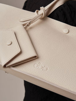 Кожаная сумка Dari DBR 31136 светлый крем  фото 4