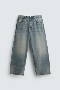 RIPPED BAGGY FIT JEANS - Zara фото 7