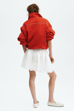 Falda en bordado ingl?s con cord?n de ajuste - H&m фото 4