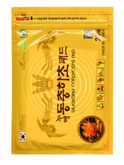 Kang Hwa Обезболивающий пластырь с корцидепсом для суставов / Silkworm Cordyceps Pad, 20 шт.