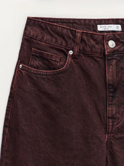 Джинсы straight с высокой посадкой регулярной длины / Zarina