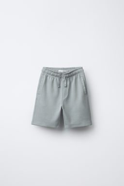 LABEL INTERLOCK T-SHIRT AND BERMUDA SHORTS SET - Zara фото 4