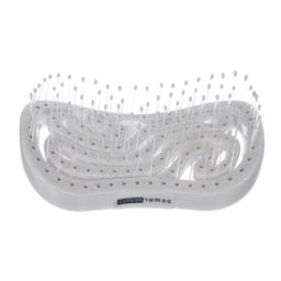 Щетка серия  Wave, продувная, с нейлоновым штифтом, форма волна DEWAL BEAUTY DBEG4-grey