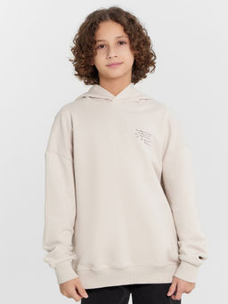 Худи для мальчиков кремовое с принтом Беловежская пуща - Mark formelle фото 2