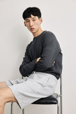 Pantalon corto en sudadera Regular Fit - H&m фото 4