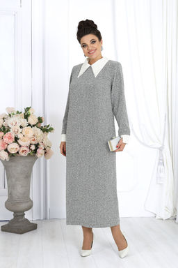 Платье Ninele 6036 серебро