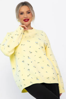 Свитер оверсайз Анита (лимонный) Б14758-1М