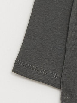 Bal?k?? Yaka Uzun Kollu Basic Erkek Bebek Ti??rt