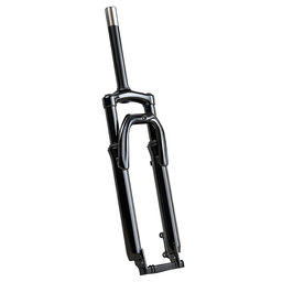 Вилка амортизационная 27,5" стальная, ход 60мм, под диск. торм. шток 1-1/8 210мм, прямой шток, черная