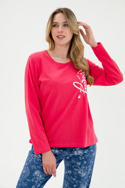 Пижама женская Today розы на синем - Амадэль фото 4