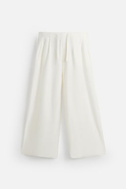 RELAXED FIT TEXTURED TROUSERS - Zara фото 5