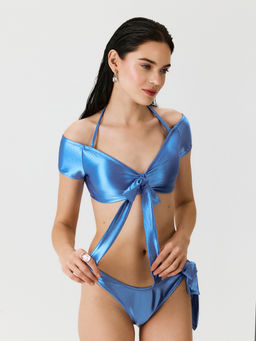 Бюстгальтер купальный жен.Bralette Shadow васильковый