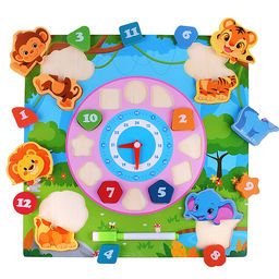 Пазл-вкладыш "Изучаем время. Африка"