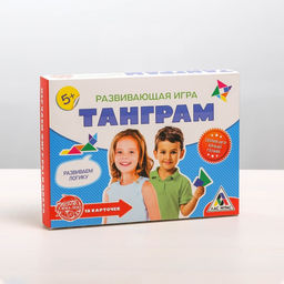 Настольная развивающая игра-головоломка Танграм - Лас играс фото 8