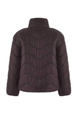 Kahverengi Regular Kal?p Kapitone Mont TWOAW26MO00132 - Trendyolmilla фото 2