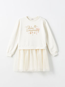 Bisiklet Yaka K?z ?ocuk Elbise