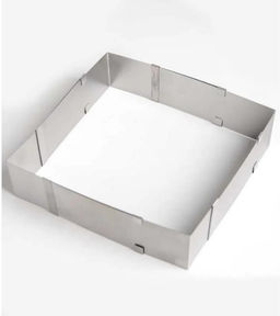 Форма для выкладки и выпечки с регулировкой размера, 15.5*28 см, h 5 см