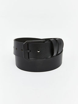 Deri G?r?n?ml? Erkek Kemer