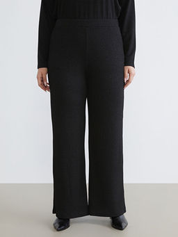 B?y?k Beden Beli Lastikli Kad?n Pantolon