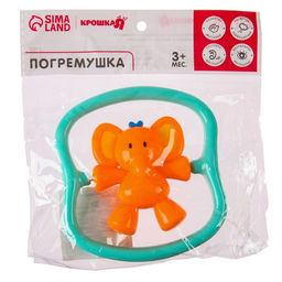 Погремушка Слоник, цвет МИКС, Крошка Я  фото 7