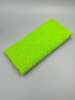 Bath Towel Мочалка-полотенце для душа с пилинг-эффектом / Nylon Long Exfoliating Towel, жесткая, зелёный