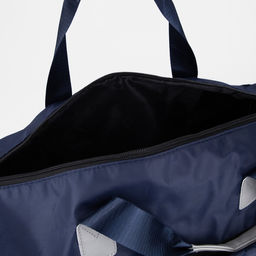 Сумка дорожная на молнии, наружный карман, длинный ремень, держатель для чемодана, цвет синий - Simaland фото 4