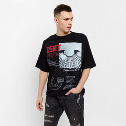 Футболка KAFTAN «ISET», черный, р. 46