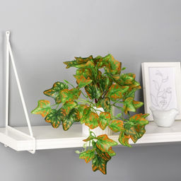 Искусственный цветок в горшке Сингониум элегант, 9?19 см, зелёный