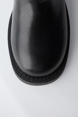 BUCKLED LEATHER BOOTS - Zara фото 7