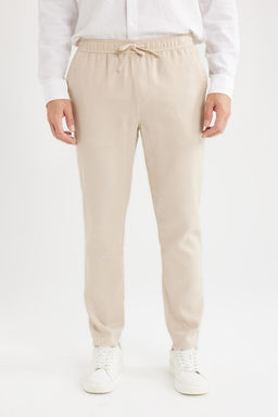 Yazl_k Jogger Keten D_z Pa_a Pantolon - Defacto фото 3