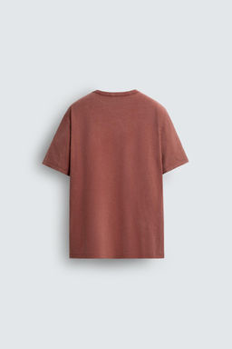 WASHED EMBROIDERED T-SHIRT - Zara фото 7