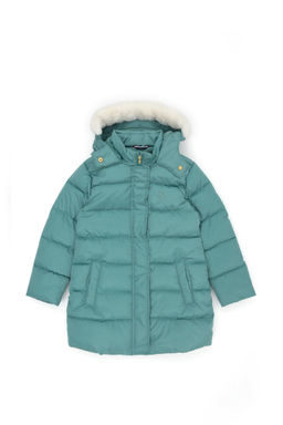 U. S. Polo Assn Мятное пальто с капюшоном для девочки - U.s. polo assn фото 6
