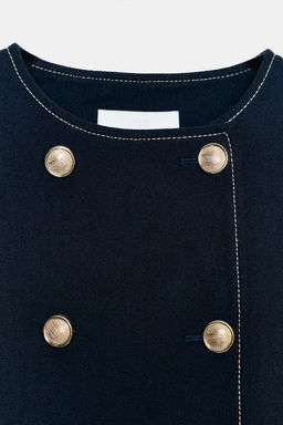 BLAZER MANGA CORTA / Marino