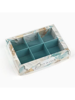 Цена за 5 шт. Коробка под 6 конфет с ячейками «Для тебя», 10×14.5×3 см
