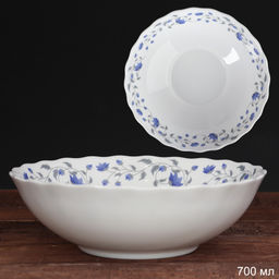 Салатник 700 мл 175 мм / HKW70 (14093) /уп 48/ Васильки - Галеонтрейд фото 2