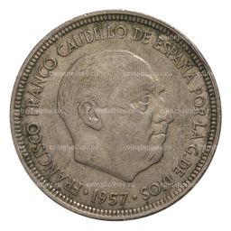 5 песет 1957 (62) года