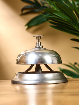 Звонок настольный, 9.5×9.5×7.5 см, латунь