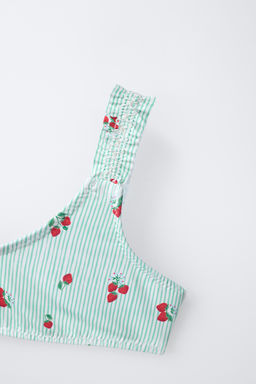 6-14 A?OS/ BIKINI RAYAS Y FRESAS / Verde - Zara фото 3