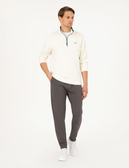 Antrasit Slim Fit 3 _plik Pa_as_ Lastikli E_ofman Alt_