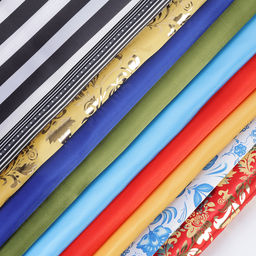 Ткань для рукоделия, атлас, 10 видов, лоскут 50×50 см