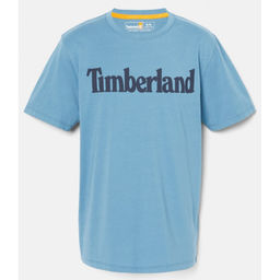 Мужская футболка Timberland TFO T-Shirt Kennebec River Tree Logo Regular синяя  фото 2