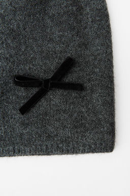 BOW DETAIL KNIT BEANIE - Zara фото 4
