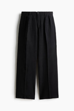 Pantal?n amplio de lino Loose Fit