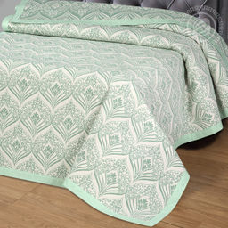 Сады Востока зеленая 180*235/1 шт. Жаккардовые (хлопок) - Артпостель фото 2