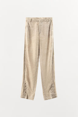 JACQUARD BUTTON TROUSERS ZW COLLECTION LIMITED EDITION - Zara фото 3