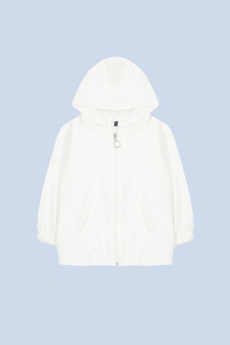 Gri Melanj Unisex Kapusonlu Pamuklu Fermuarl? Orme H?rka TKDAW25HI00001 - Trendyolmilla фото 11